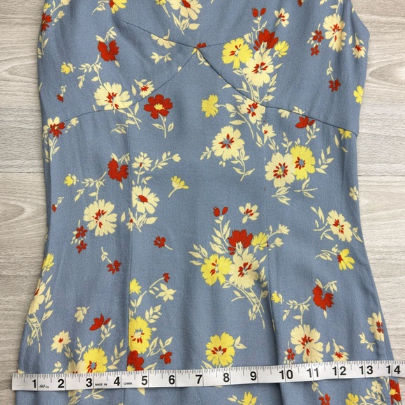 Reformation x Devon Lee Carlson Cher Mini Floral Dress Janie Size 0 - Picture 14 of 16